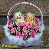 玫瑰精緻盆花